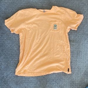 Light Orange Billabong Large Tee GREAT CONDITION